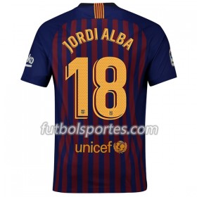 Camisetas FC Barcelona Jordi Alba 18 Primera Equipacion 2018/2019
